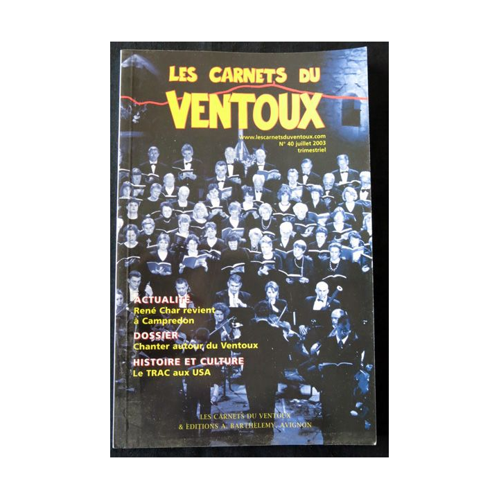 Les carnets du Ventoux  aux Editions Barthélémy Avignon