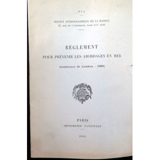 Règlement pour prévenir les abordages en mer Conférence Londres 1960