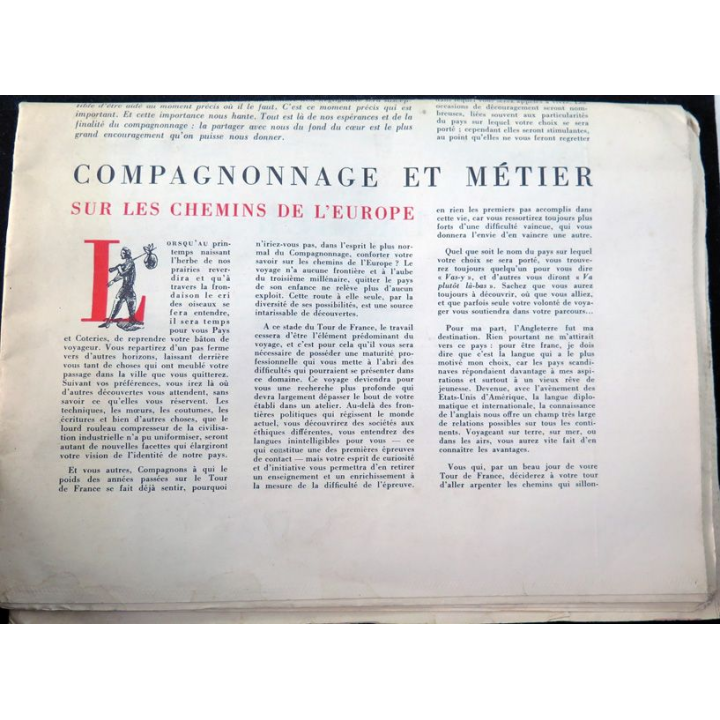 Numéro spécial Compagnonnage des compagnons du devoir n° 451