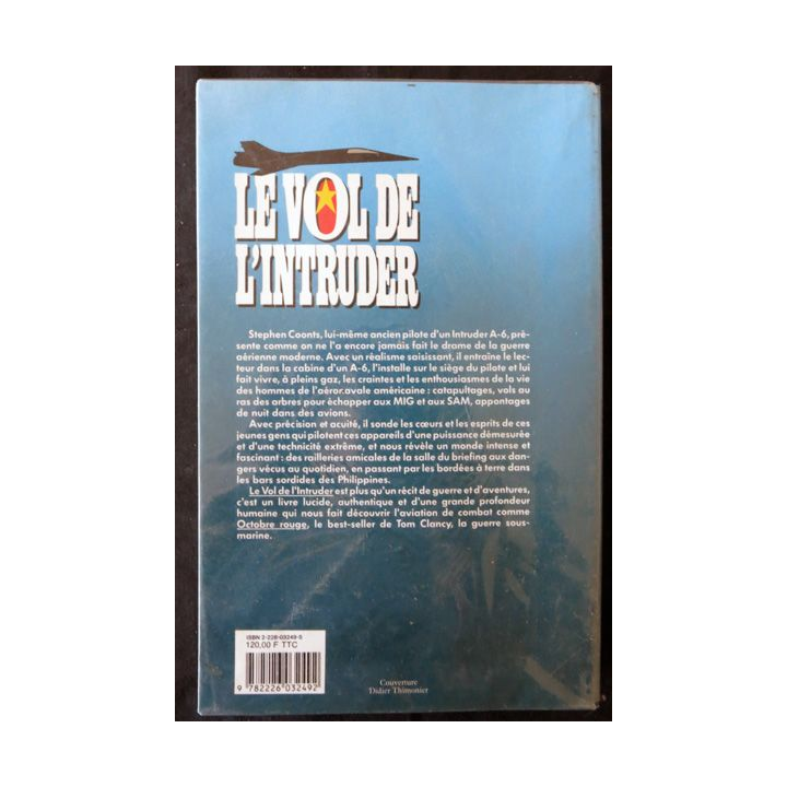 Le vol de l'Intruder de Stephen Coonts aux Editions Albin Michel Gallimard