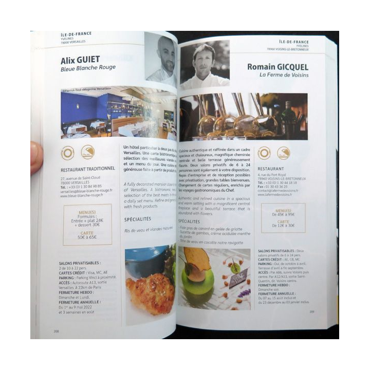 Maîtres Cuisiniers de France le Guide 2022