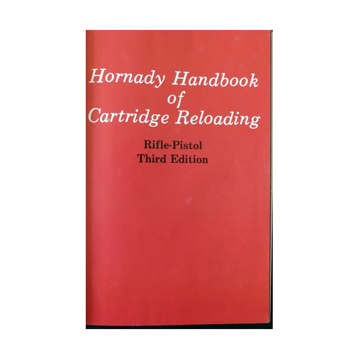 Rifle-Pistol Third Edition de Joyce W. Hornady aux Editions Hornady Handbook