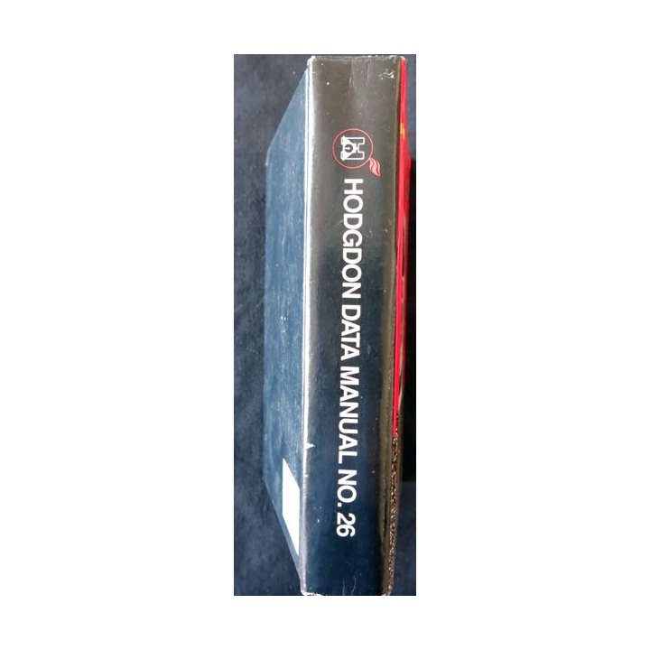 Data Manual du R.E. Hodgdon aux Editions Hodgdon Edition