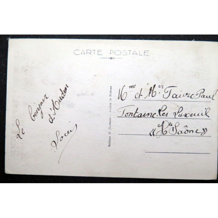 Carte postale de Audun le Roman Rue Albert Lebrun