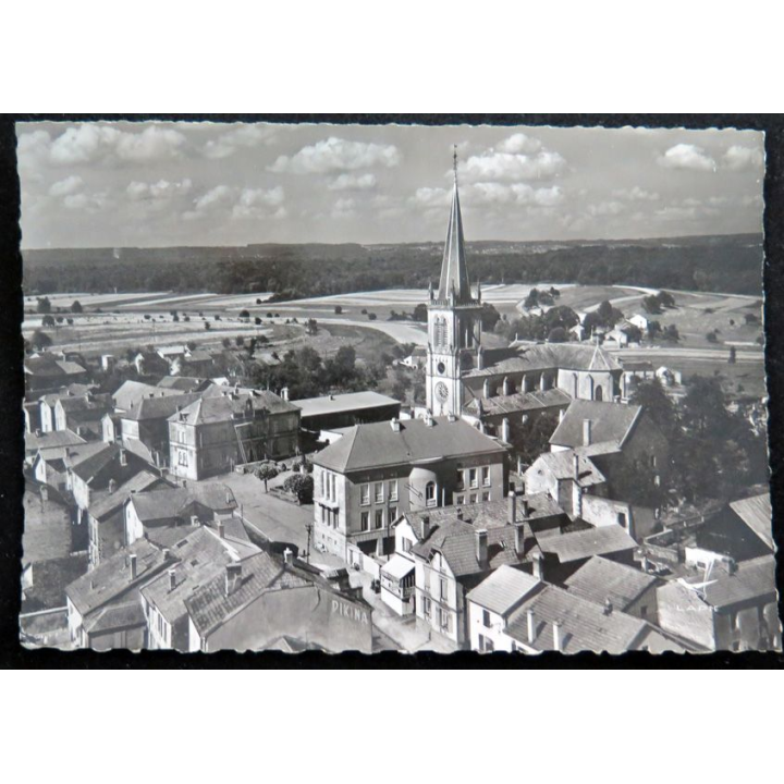 Carte postale de Fontaine les luxeuil en avion au dessus de ... vue aérienne le centre
