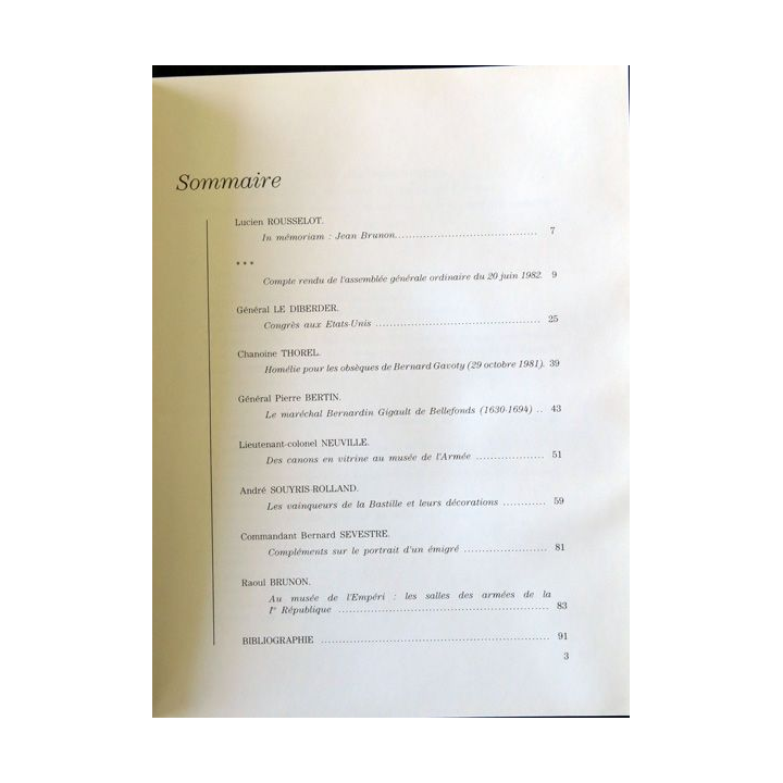 Revue de la société des amis du musée de l'armée N° 99 - juin 1990
