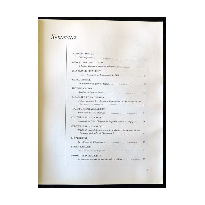Revue de la société des amis du musée de l'armée N° 73 - 1969 avec son supplément