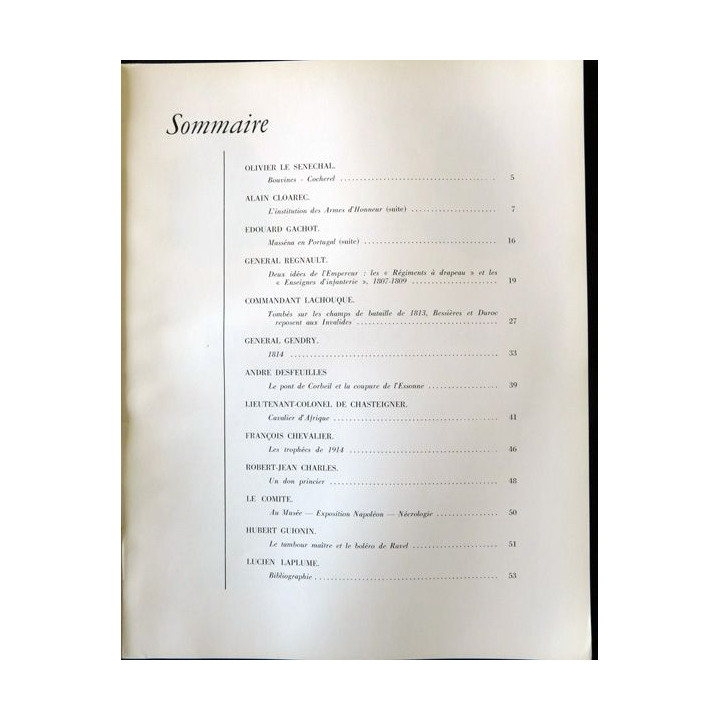 Revue de la société des amis du Musée de l'Armée N°68 - 1964