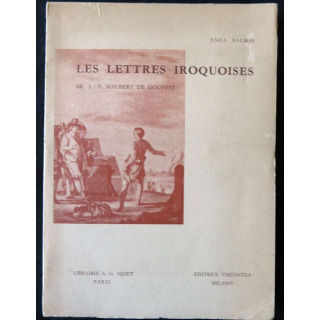 Les lettres iroquoises de J.H. Maubert de Gouvest édité par la Librairie A.G. Nizet