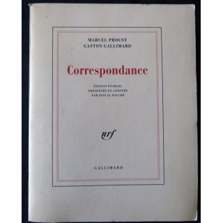Correspondance 1912-1922 de Marcel Proust & Gaston Gallimard aux éditions Gallimard