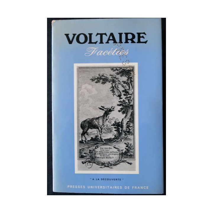 Voltaire - Facéties de Jean Macary aux éditions Presses Universitaires de France 1973
