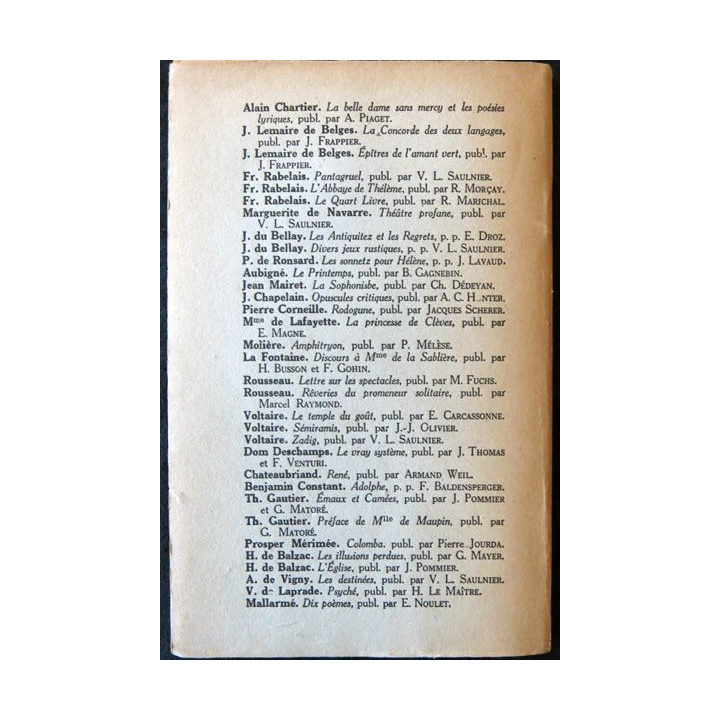 Montesquieu - Histoire véritable édition critique de Roger Caillois par Librairie Minard - Librairie Giard Lille 1948