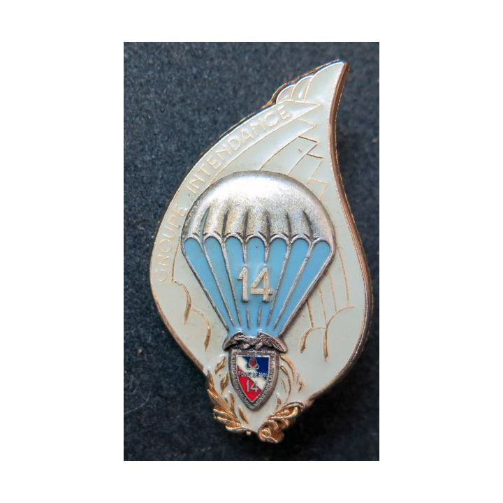 14° RPCS : 14° Groupe intendance du 14° régiment parachutiste RPCS Delsart fond gris