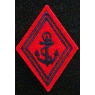 LOSANGE DE BRAS MODÈLE 45 : RAMA ARTILLERIE DE MARINE TROUPE