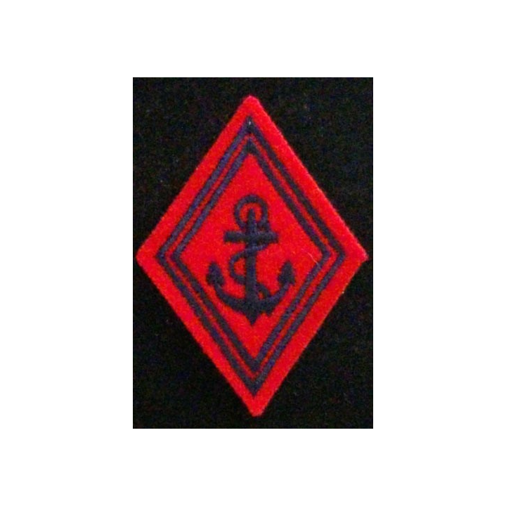 LOSANGE DE BRAS MODÈLE 45 : RAMA ARTILLERIE DE MARINE TROUPE
