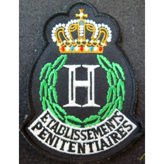 Insigne tissu des établissements pénitentiaires Belges