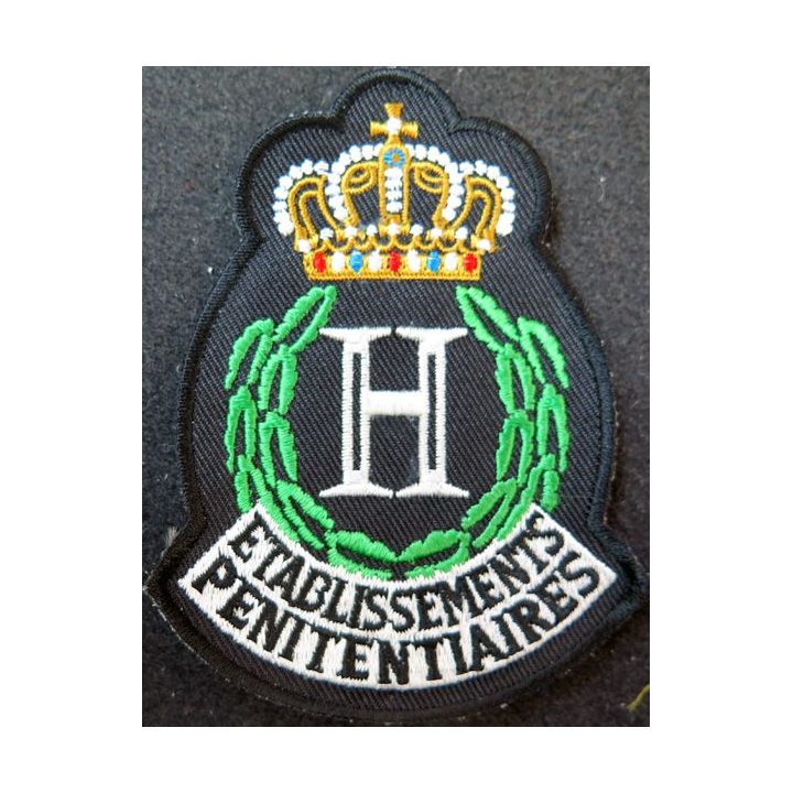Insigne tissu des établissements pénitentiaires Belges