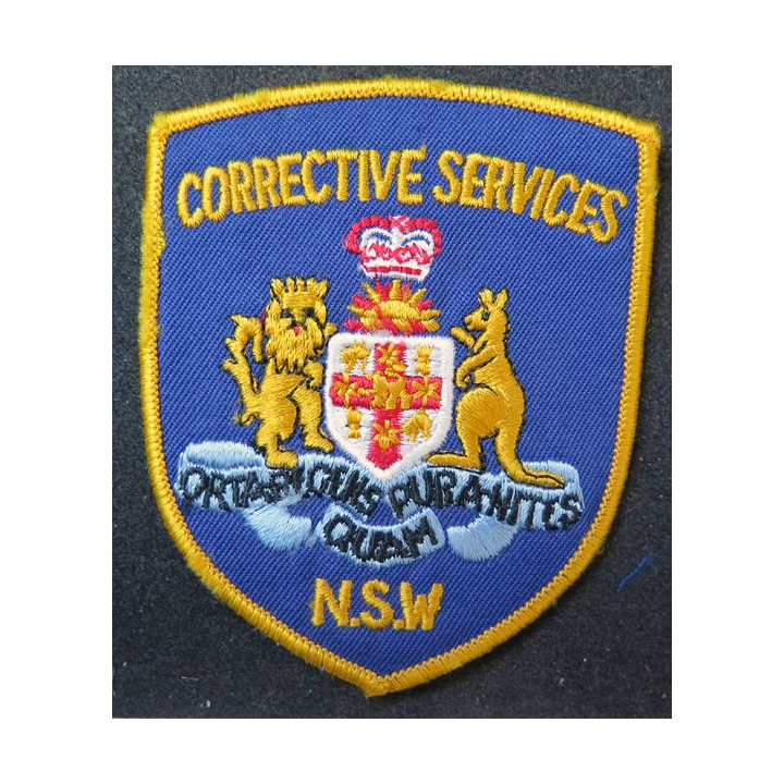 Insigne tissu de l'administration pénitentiaire australienne Corrective Services NSW