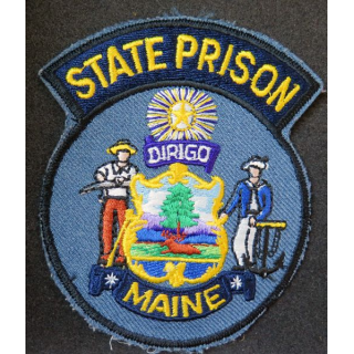 Insigne tissu de l'administration pénitentiaire US Sate Prison Etat du Maine