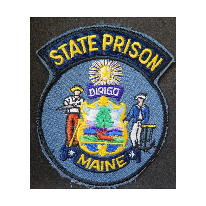 Insigne tissu de l'administration pénitentiaire US Sate Prison Etat du Maine