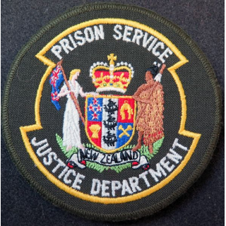 Insigne tissu de l'administration pénitentiaire Nouvelle Zélande Prison Service justice Department