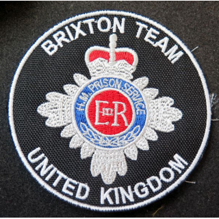 Insigne tissu de l'administration pénitentiaire du Royaume Uni Brixton Team