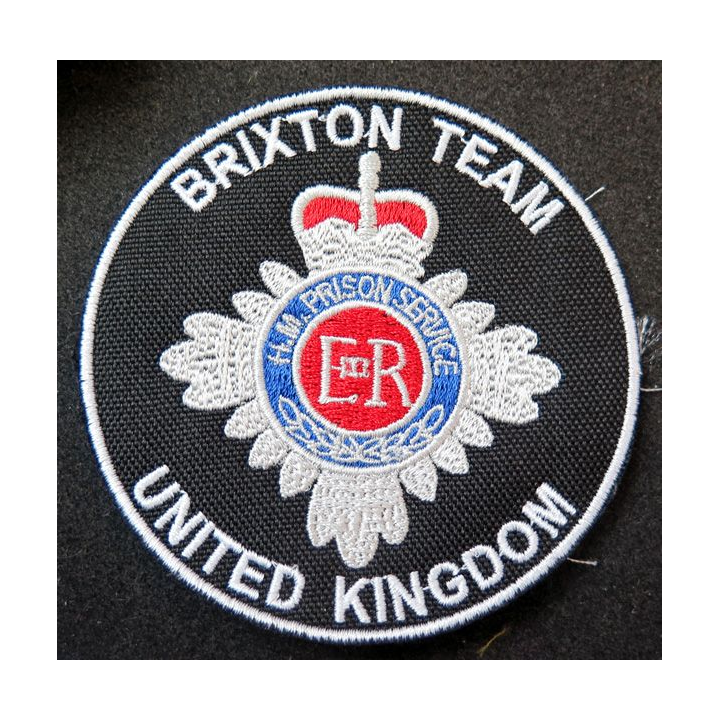 Insigne tissu de l'administration pénitentiaire du Royaume Uni Brixton Team