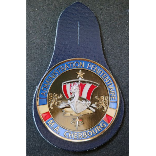 Insigne de l'administration pénitentiaire Maison d'arrêt de Cherbourg IMC