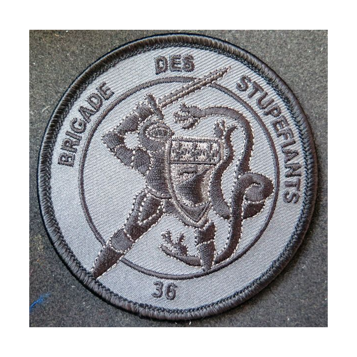 Insigne tissu de la Brigade des Stupéfiants du département 36 Indre