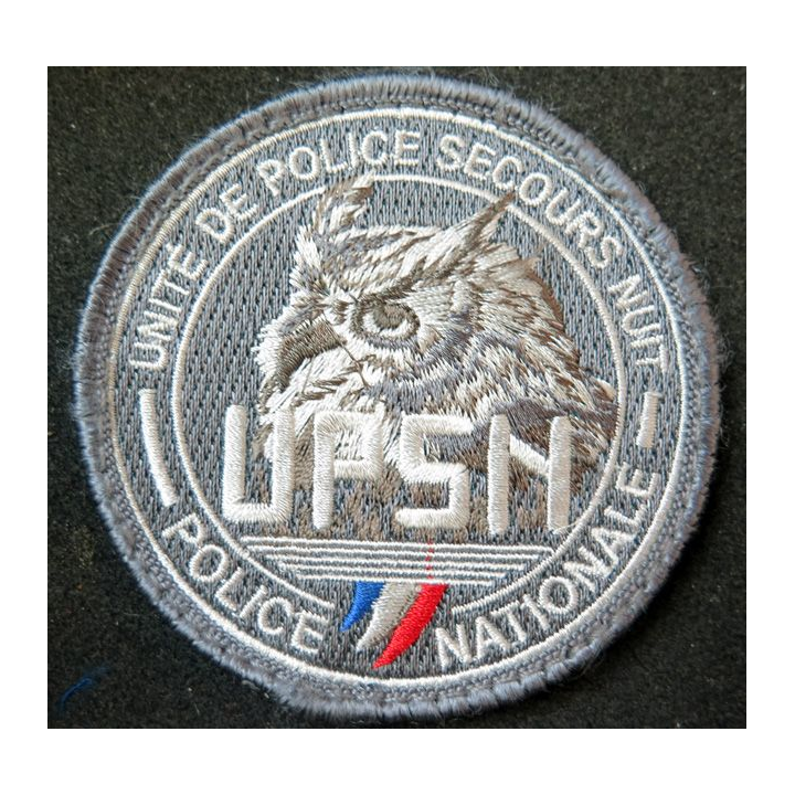 Insigne tissu de l'unité de Ploice Secours Nuit UPSN sur scratch