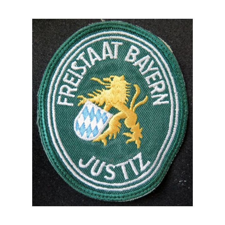 Insigne tissu de l'administration pénitentiaire allemand de l'état de Bavière