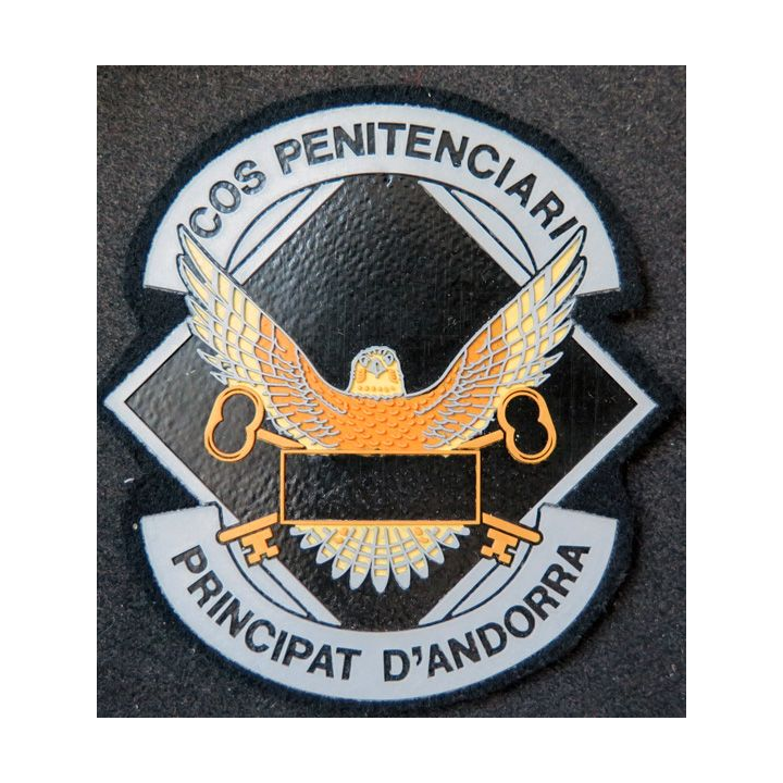 Insigne tissu de l'administration pénitentiaire de la Principauté d'Andorre