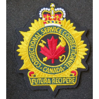 Insigne tissu de l'administration pénitentiaire du Canada Service correctionnel