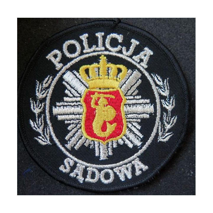 Insigne tissu de l'administration pénitentiaire de Pologne Policja Sadowa