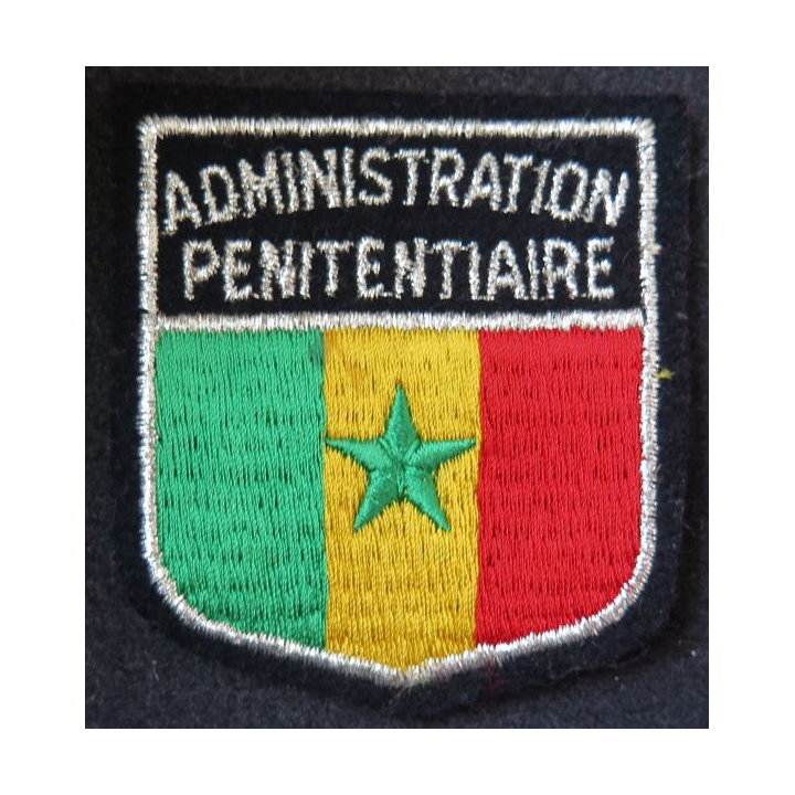Insigne tissu de l'administration pénitentiaire du Sénégal
