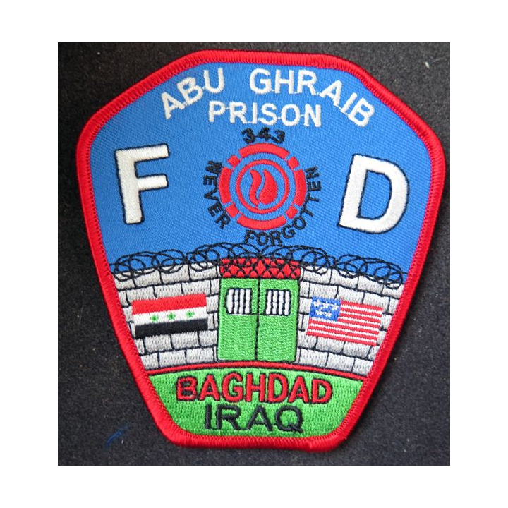 Insigne tissu de l'administration pénitentiaire de l'Irak Prison d'Abu Ghraib Baghdad