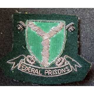 Insigne tissu de l'administration pénitentiaire federal Prisons du Nigéria