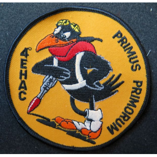 4° EHAC : Insigne tissu du 4° escadron d'hélicoptères anti chars Primus Primorum