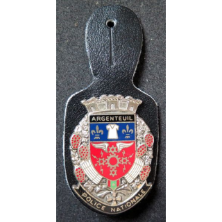 POLICE ARGENTEUIL: insigne de la police nationale d'Argenteuil de fabrication Drago Paris