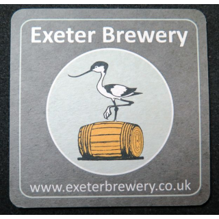 DESSOUS DE VERRE A BIÈRE Exeter Brewery de largeur 9,3 cm 