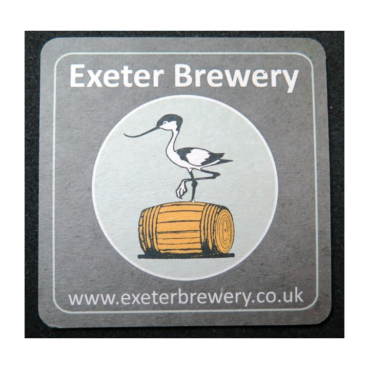 DESSOUS DE VERRE A BIÈRE Exeter Brewery de largeur 9,3 cm 