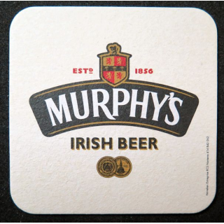 DESSOUS DE VERRE A BIÈRE Murphy's Irish beer de largeur 9 cm