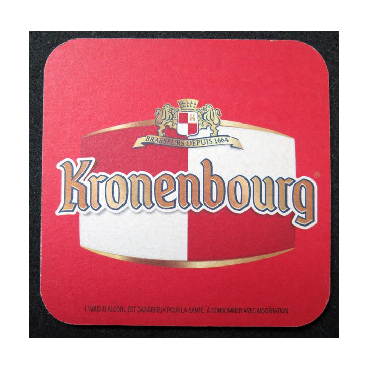 DESSOUS DE VERRE A BIÈRE Kronenbourg Rock en Seine de largeur 9,3 cm