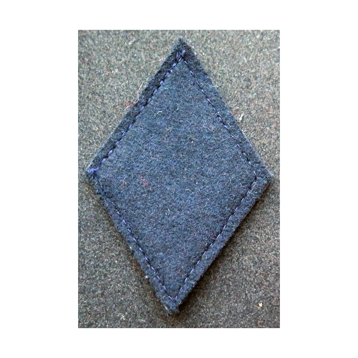 losange de bras modèle 45 : troupes de marine troupe sur tissu feutrine bleu noir