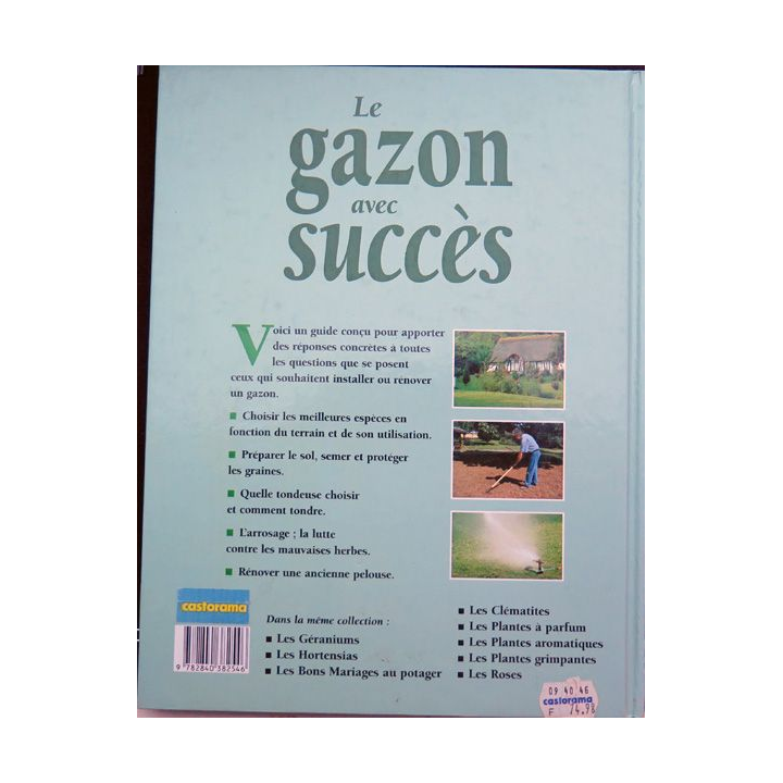 Le Gazon avec succès de daniel Brochard Rstica Editions