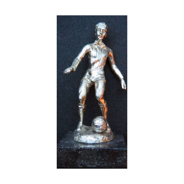 Statuette de joueur de football 17 cm de hauteur sur base en marbre