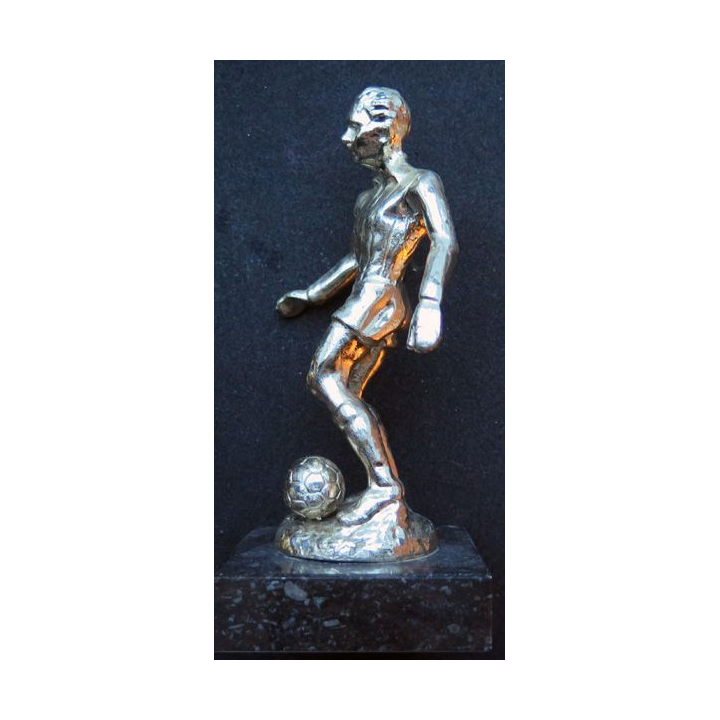 Statuette de joueur de football 17 cm de hauteur sur base en marbre