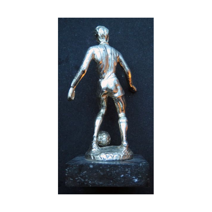 Statuette de joueur de football 17 cm de hauteur sur base en marbre