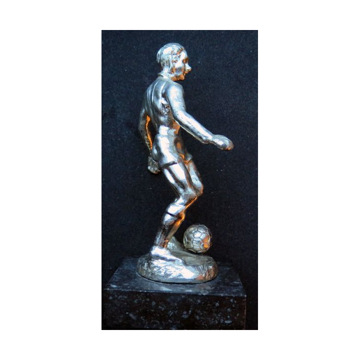 Statuette de joueur de football 17 cm de hauteur sur base en marbre