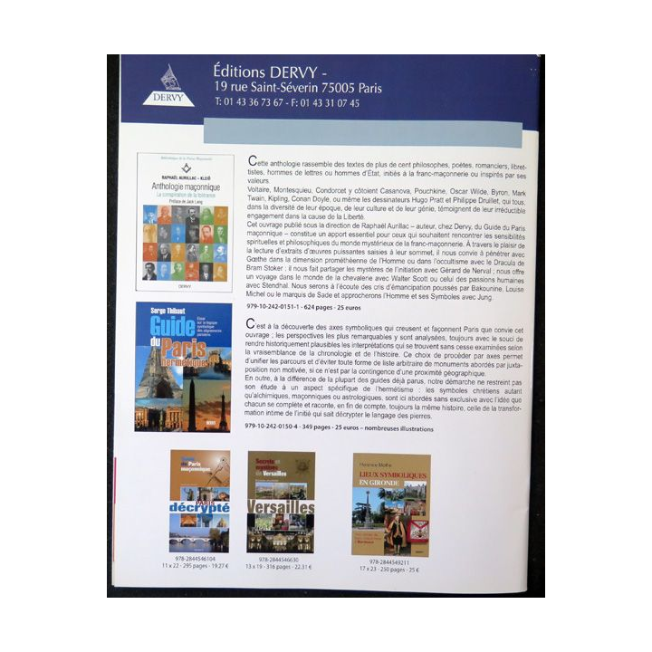 FRANC-MAÇONNERIE Magazine n° 50 2016 L'Egypte berceau de l'initiation